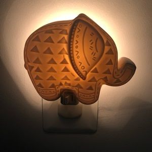 Pottery Barn Kids Ceramic Elephant Nightlight